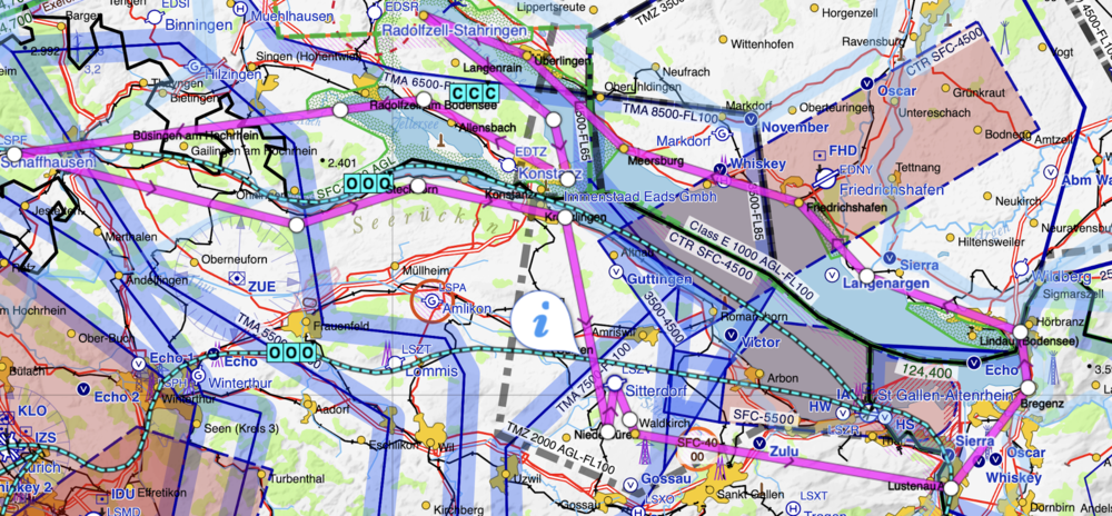 Rund um den Bodensee Rundflug - 80 Min.