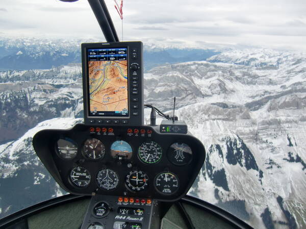 Hubschrauber selber fliegen R44