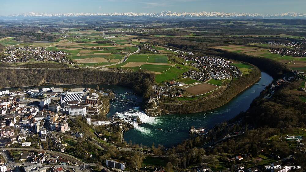 Rheinfall+Alpen